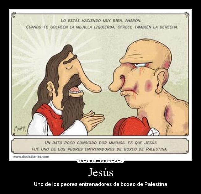 Jesús - Uno de los peores entrenadores de boxeo de Palestina