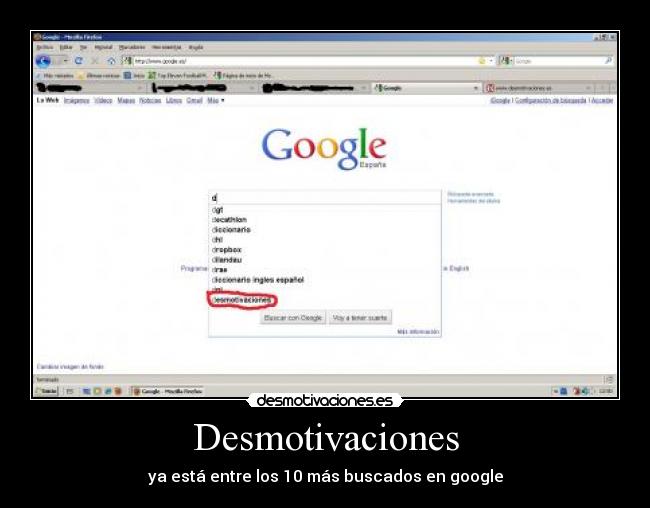 Desmotivaciones - ya está entre los 10 más buscados en google