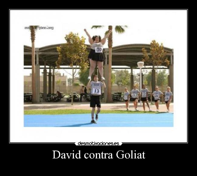 carteles david contra goliat desmotivaciones
