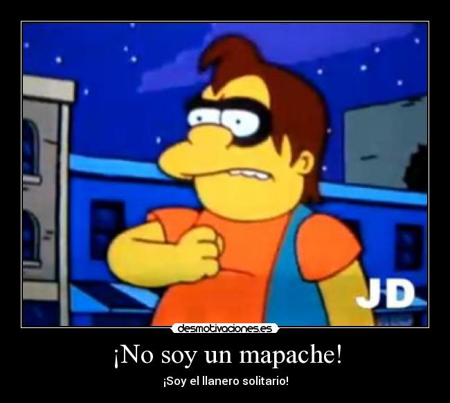 ¡No soy un mapache! - ¡Soy el llanero solitario!