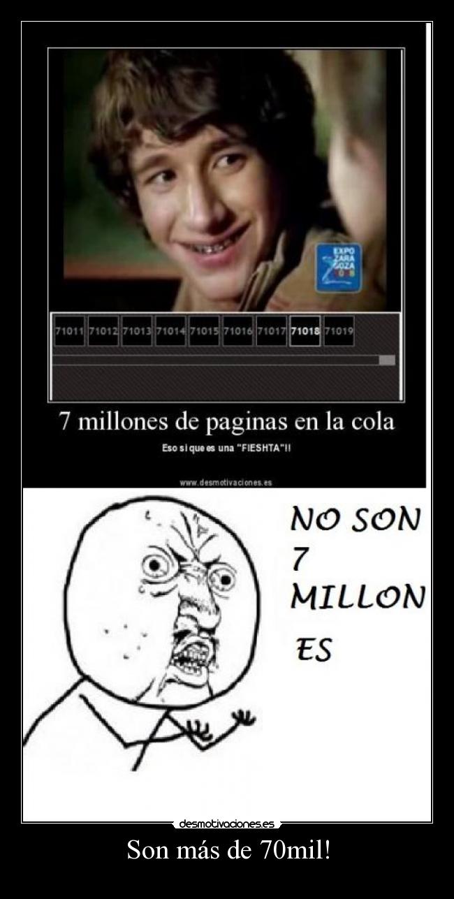 Son más de 70mil! - 