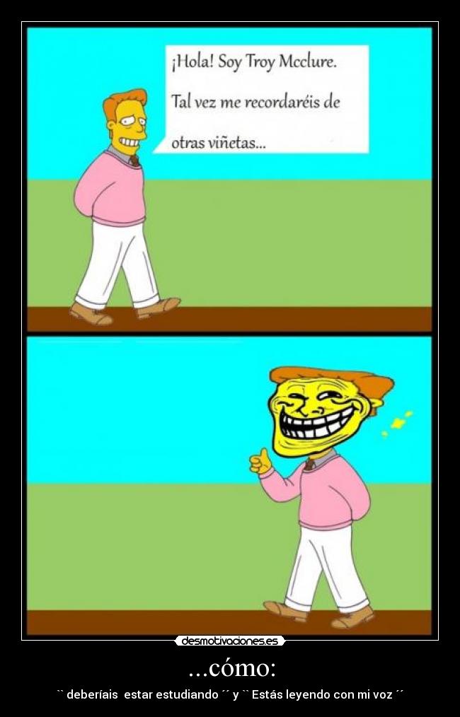 carteles soy troy mcclure desmotivaciones