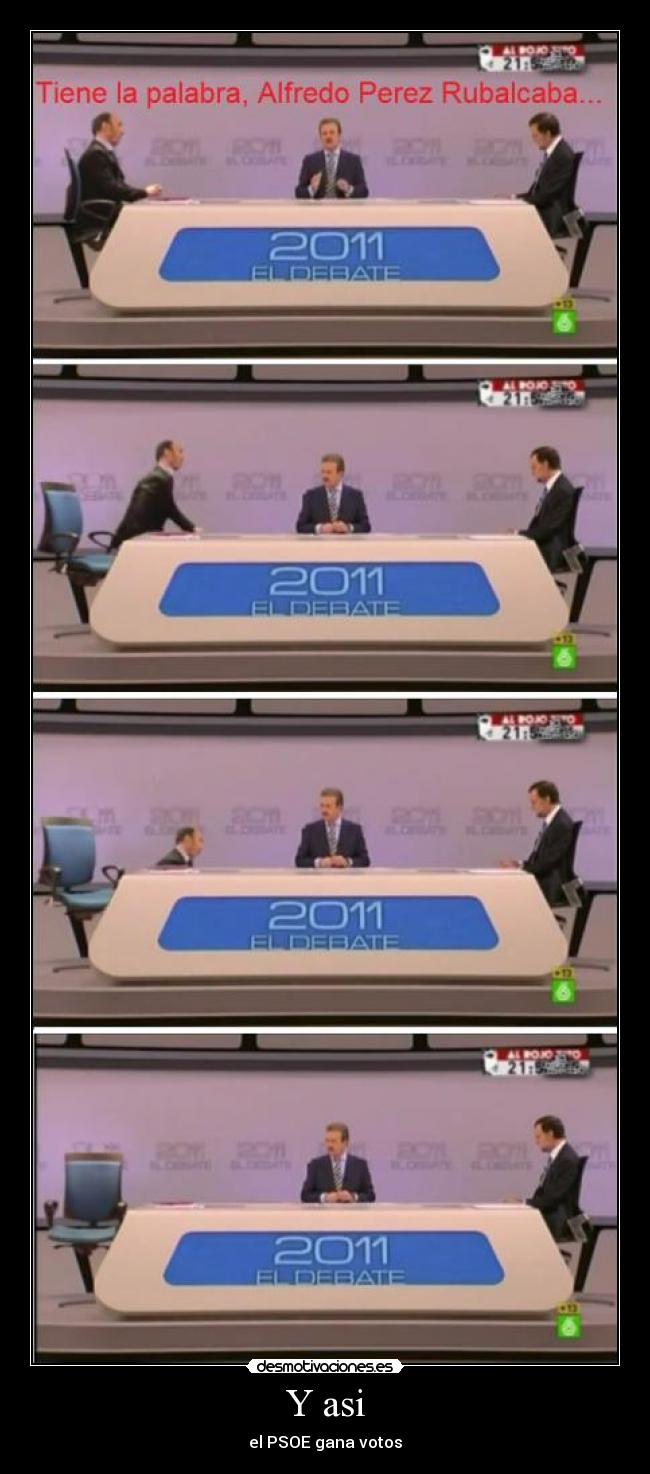 Y asi - el PSOE gana votos