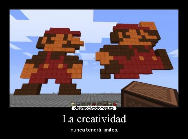 carteles nomiresaqui panoramicas mario 1985 minecraft por mi desmotivaciones