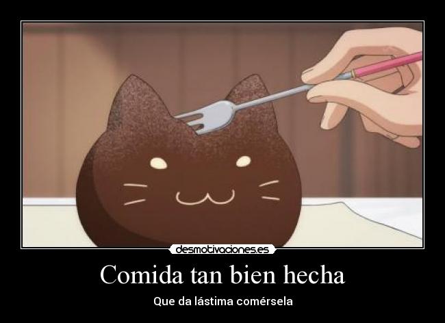 carteles comida harukaze acchi kocchi anime desmotivaciones