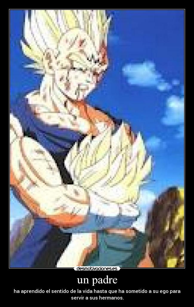 carteles padre dragon ball trunks francisco0 triste emocional desmotivaciones