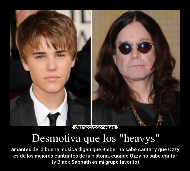 carteles ozzy bieber black sabbath yoesquesoymasdedio iommi buapo desmotivaciones