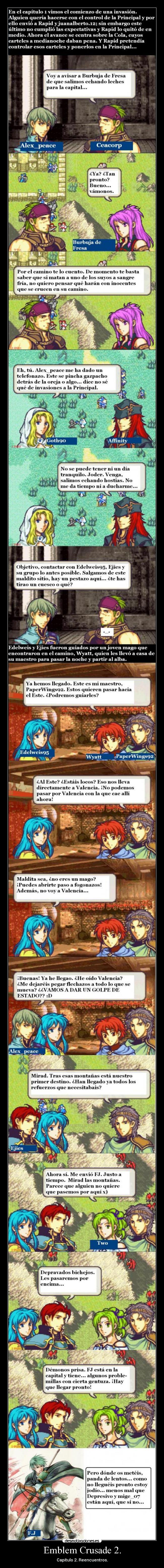 Emblem Crusade 2. - Capítulo 2. Reencuentros.