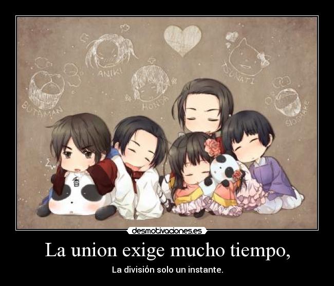 carteles hetalia oriente anime union division desmotivaciones