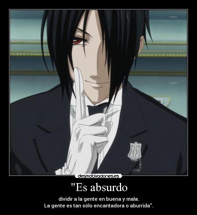 carteles kuroshitsuji sebas chaaaan harukaze desmotivaciones