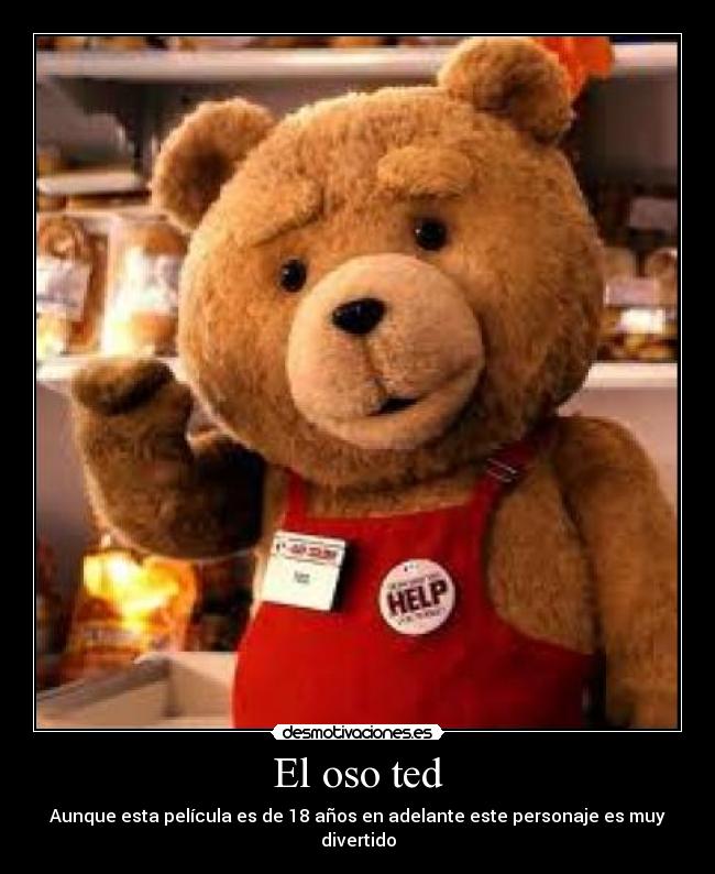 carteles oso ted desmotivaciones