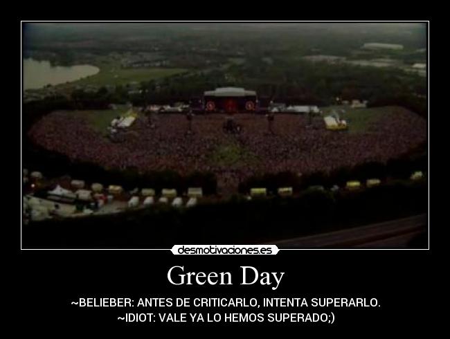carteles green day bullet bible desmotivaciones