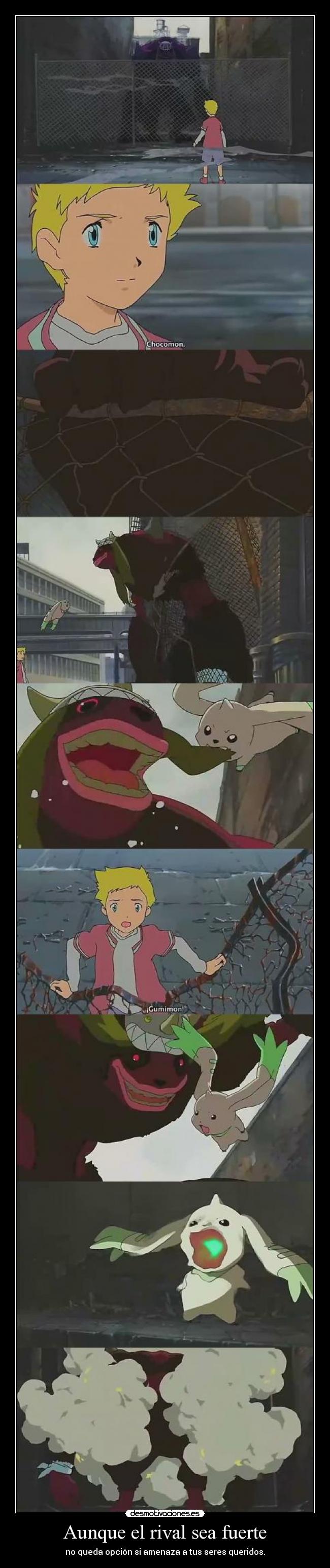 carteles muwigaraklan raptorhunters anime digimon queda opcion desmotivaciones