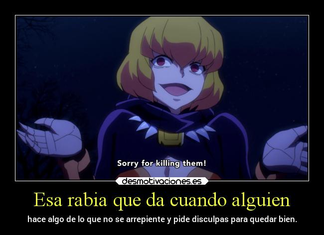 carteles anime harukaze gotian overlord erosekai because girl intensifies desmotivaciones