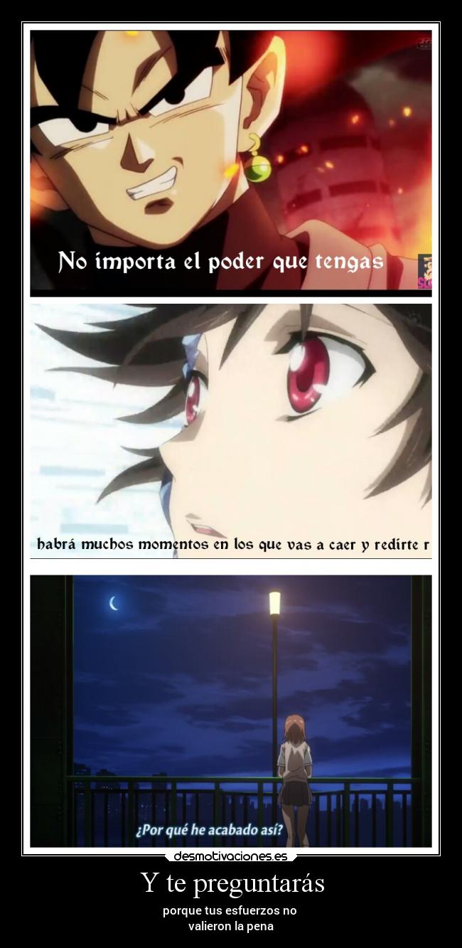 carteles anime guilty shu ouma inori guiltycrown goku misaka mikoto toarukagakunorailgun desmotivaciones