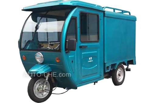 Electric Cargo Trike with cab