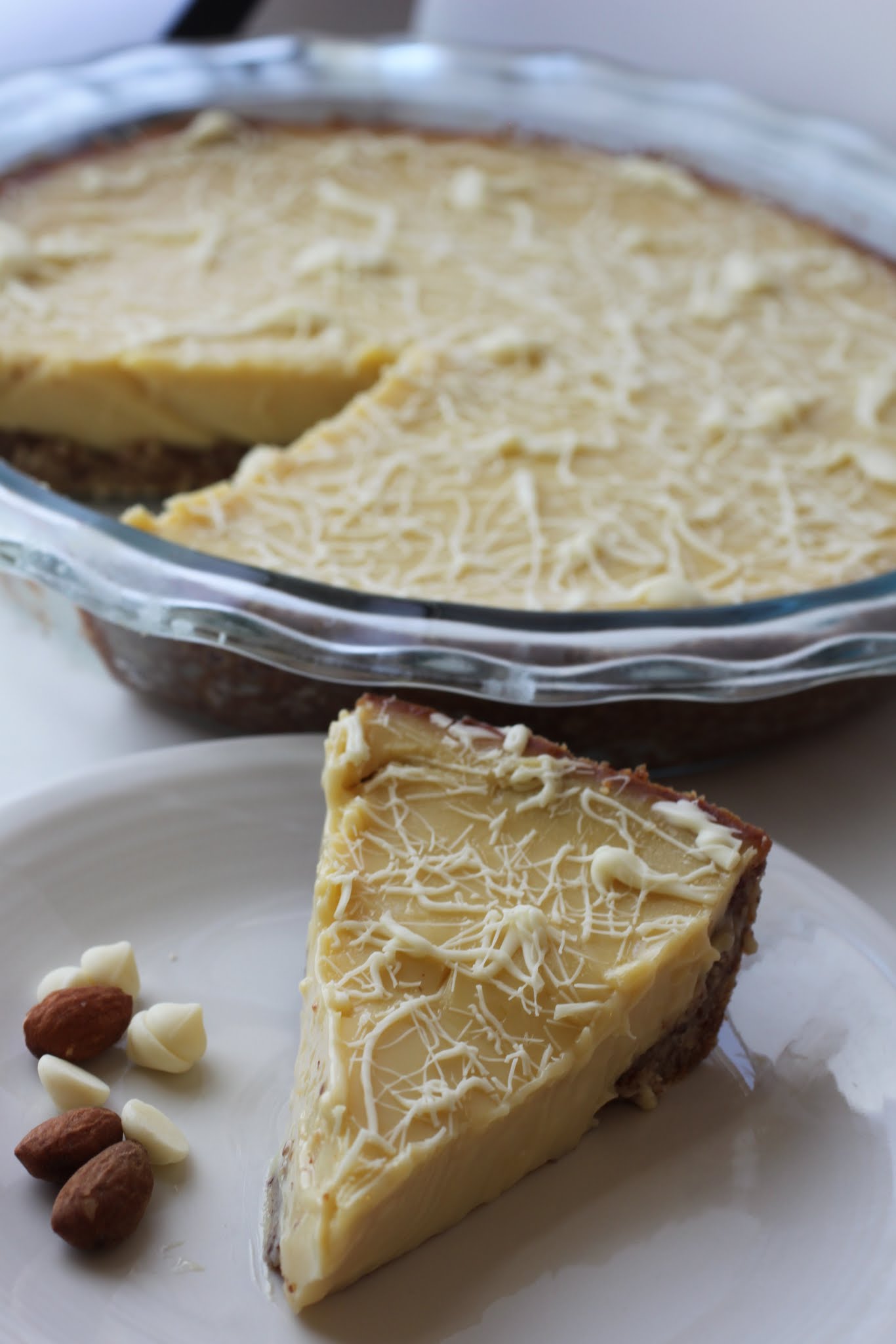 Key Lime Pie With Almond White Chocolate Crust (GF)