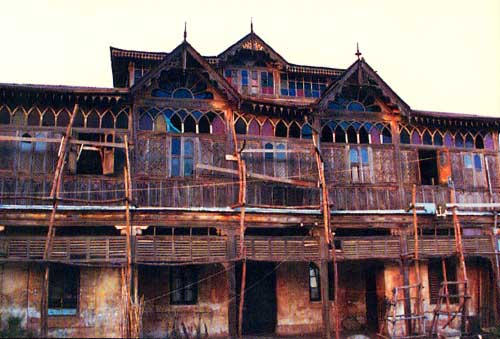 French Symbolist poet Arthur Rainbow's house in Harar, Ethiopia; face.