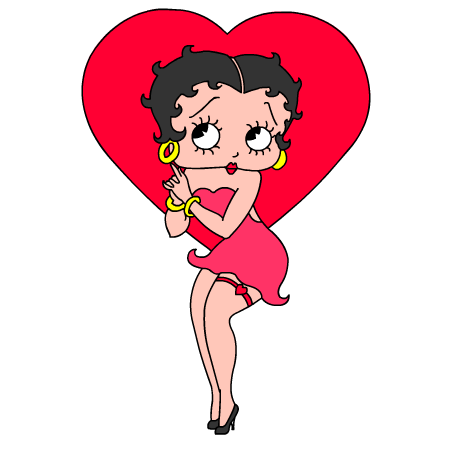 Betty Boop Coeur 2