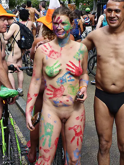 Bikes, Bodypaint and Public Nudity