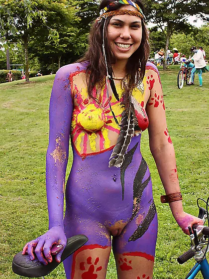 Bikes, Bodypaint and Public Nudity