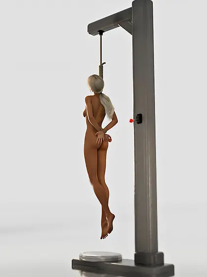 Teen girl hanged - death, execute, gore, sadism