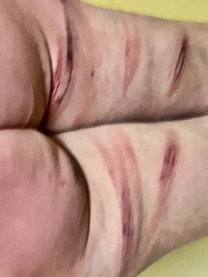 Spanked and soaped