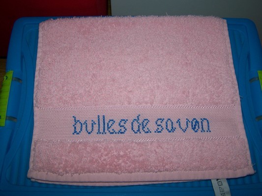 Serviette "Bulle de savon"