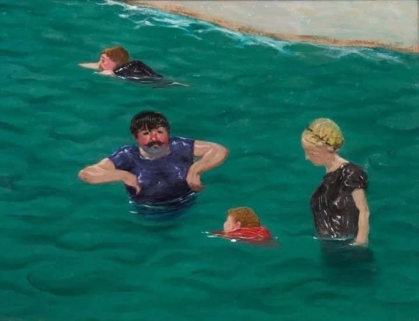 Dans l'eau 