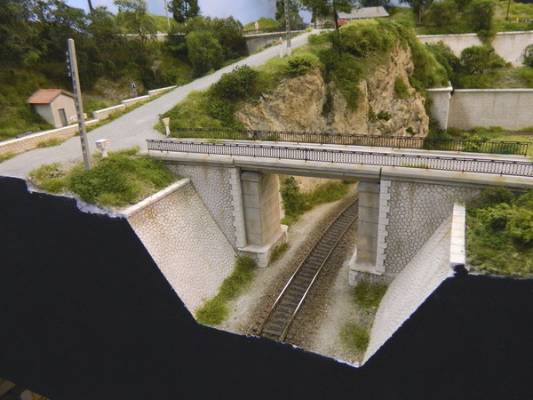 Pont routier béton sud modelisme