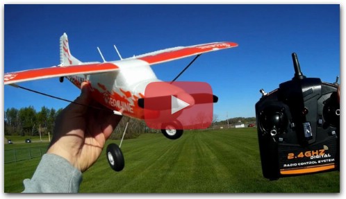 Eachine Mini Cessna RTF 4Ch Stabilized RC Plane Flight Test Review