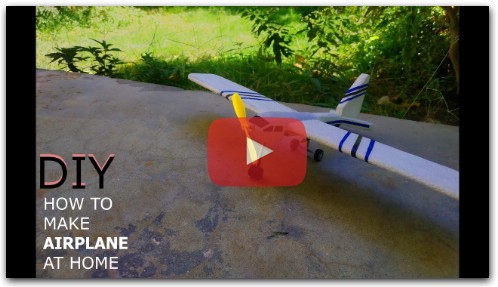 How To Make RC Plane At Home