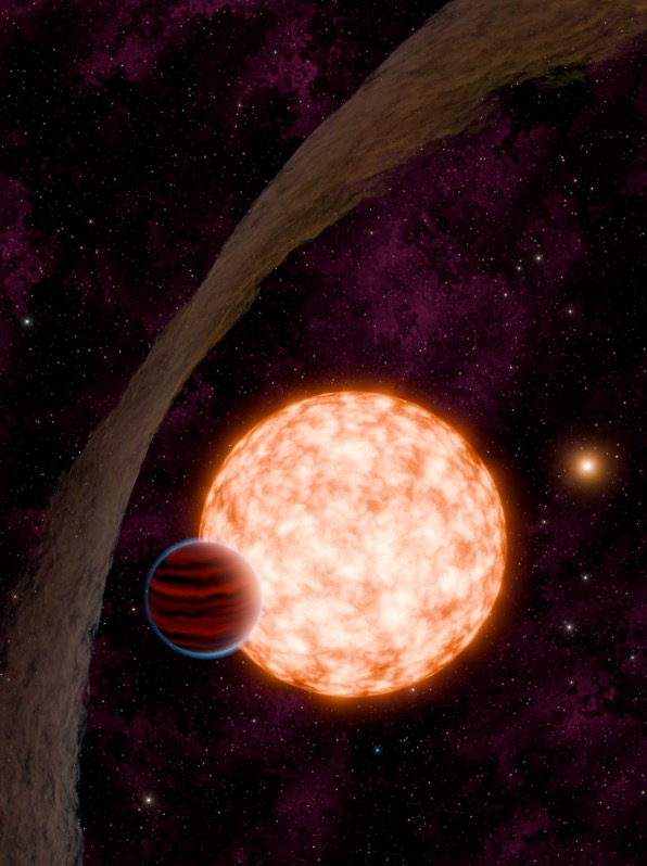 UNM astronomer contributes to discovery of newborn planet in warped system