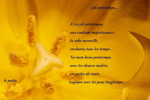 Joli printemps ...