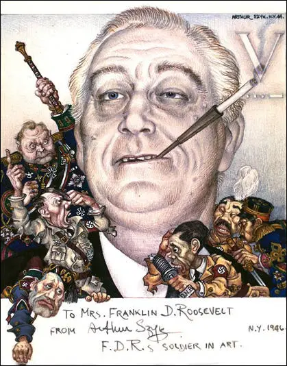 Arthur Szyk, painting sent to Eleanor Roosevelt (1946)