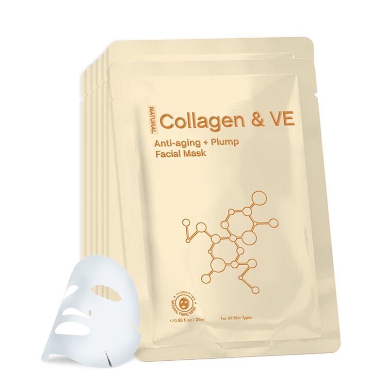 Collagen VE Anti Aging Facial Mask Lifting Anti Wrinkle Facial Mask Beauty Moisturizing Nourishing Facial Care Korean Cosmetics