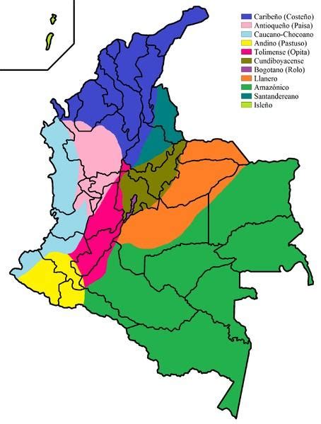 Os 12 dialetos colombianos mais falados - Maestrovirtuale.com