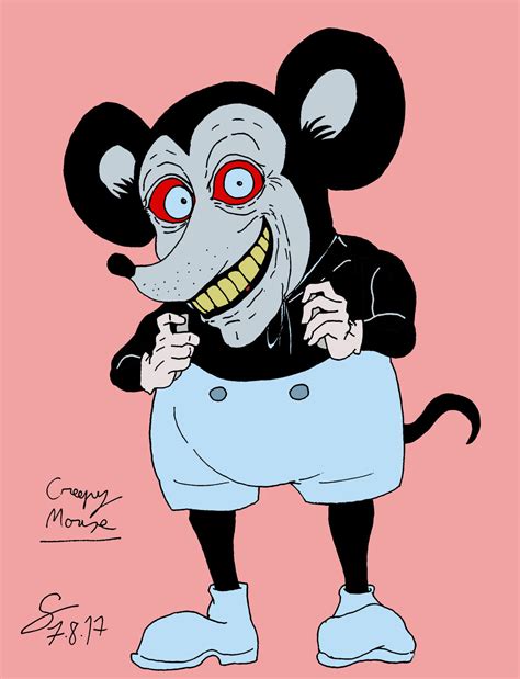 Creepy Mickey Mouse by ShinRedDear on DeviantArt