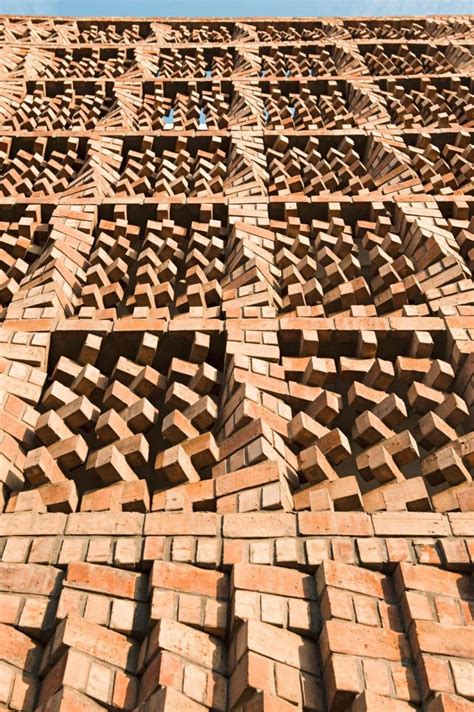 8 Interesting Brick Facades of Stack Bond - Arch2O.com