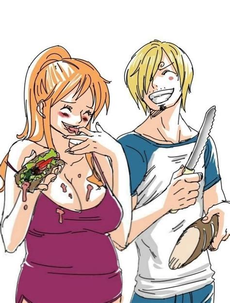 Nami and Sanji by Stadla on DeviantArt