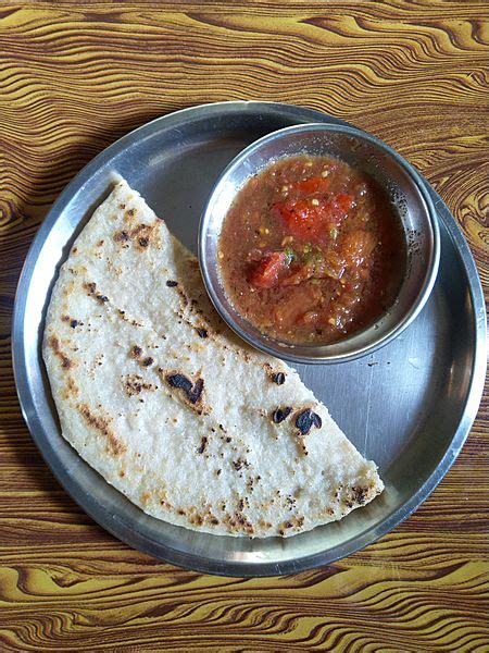 Image: Dhuska Roti , thopa roti, Chhattisgarhi Cuisine