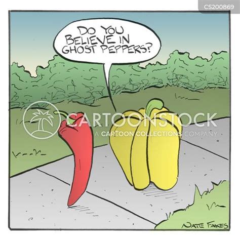 Ghost Peppers Cartoons and Comics - funny pictures from CartoonStock