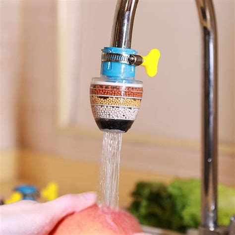 Faucet filter Kitchen Water tap filter Adjustable Water saving Top water filter Sprinkler ...