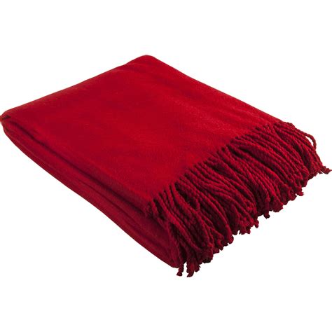 Aus Vio Silk Red Throw | Overstock.com Shopping - The Best Deals on Throws | Throw blanket ...