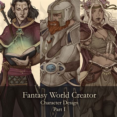 ArtStation - Fantasy World Creator - Character Design - Part I