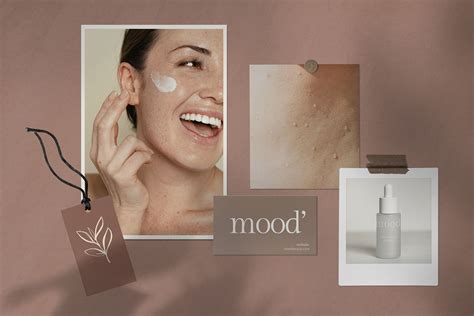 Beauty business mood board mockup, | Premium PSD Mockup - rawpixel