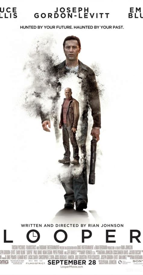 LOOPER Poster Starring Bruce Willis and Joseph Gordon-Levitt - FilmoFilia