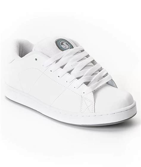 DVS Revival White Leather Skate Shoes | Zumiez