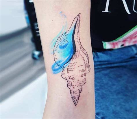 Conch Shell tattoo by Ilaria Tattoo Art | Photo 26501