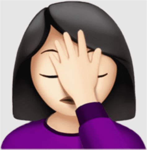 Black girl, Facepalm, Shrug, sign Language, Emojipedia, gesture, emoji ...